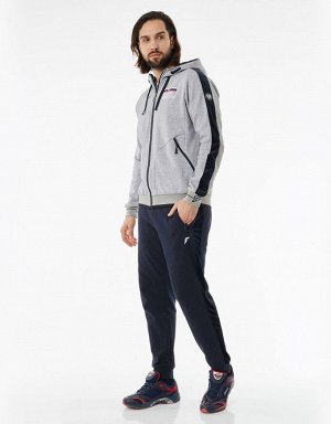 Куртка тренировочная мужская (серый/синий)