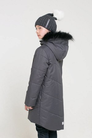 Пальто зимнее для девочки Crockid ВК 38047/1 ГР