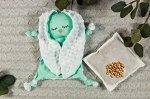 Подушка (комфортер - грелка) AmaroBaby Cherry Love мята, 25*30см