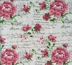 Ткань полулен с рисунком