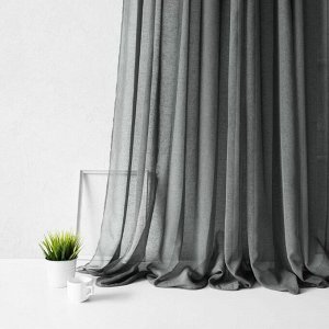Портьера «Виви», размер 300 х 270 см, цвет серый