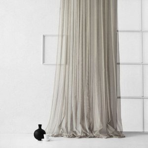 Портьера «Стори», размер 300 х 270 см, цвет серый