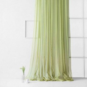 Портьера «Стори», размер 500 х 270 см, цвет зелёный
