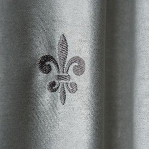Комплект штор «Лилас», размер 145 х 270 см - 2 шт, серый