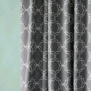 Комплект штор «Тристан», размер 170 х 270 см - 2 шт, серый