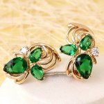 Серьги позолота  H01-7070