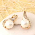 Серьги позолота  H01-7059