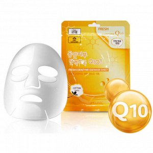 [3W CLINIC]Тканевая маска для лица КОЭНЗИМ Fresh Coenzyme Q 10 Mask Sheet