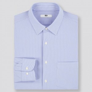 Рубашка в полоску с длинныйм рукавом Fine Cross Comfort ,синий63