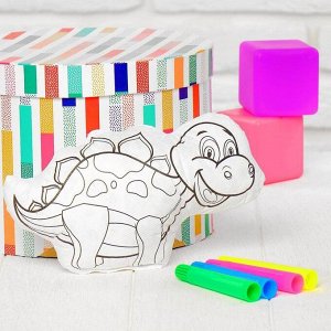 Игрушка-раскраска «Динозавр» (без маркеров) в пакете