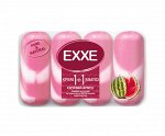 Туалетное крем+мыло EXXE 1+1 &quot;Сочный арбуз&quot; 4шт*90г  (РОЗОВОЕ) полосатое