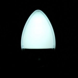 Ночник "Светлячок" с датчиком освещения. 3_LED х 1 Вт. 10 см (220В) серебристый