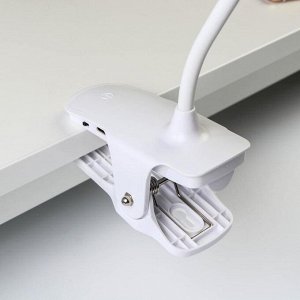 Лампа настольная сенсорная 16109/1 LED 4 Вт USB АКБ 3000/6000К белый 9.5x12x44 см RISALUX