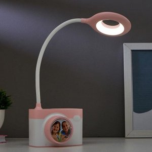 Лампа настольная 1673/1 LED 2Вт 2 режима 3000-6000К USB АКБ МИКС 11,5х9х42 см