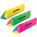 Ластик Berlingo &quot;Supertwist&quot;, треугольный, скошенный, термопластичная резина, 80*15*15мм