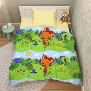 КПБ Василек’17 Тинейджер 203/150 бязь наб 70х70 СТС Три кота 5623/1 (по7)