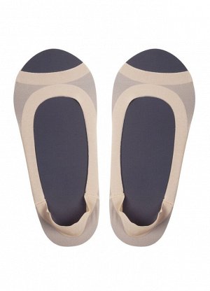 Носки Marilyn STOPKI Lux Line NF New - подследники, которые не выступают за видимую область обуви, очень гибкие и плоские швы. Предотвращают натирание стопы и неприятное ощущение сдавливания. Силикон 