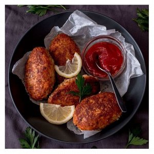 Котлеты из ФОРЕЛИ рубленные с сыром с/м 0,4кг