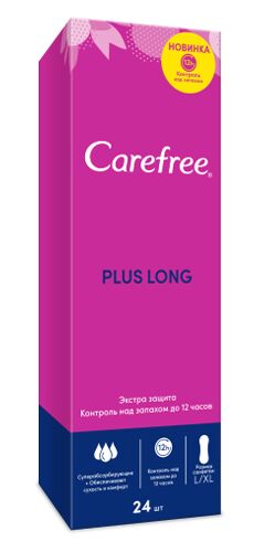 Carefree® Салфетки plus Long 24 шт