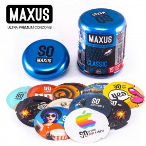 MAXUS Classic condoms. Презервативы Классические 15 шт.
