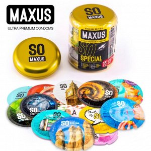 MAXUS Special condoms. Презервативы Точечно-ребристые 15 шт.