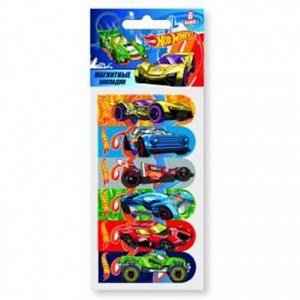 88709 Закладки магнитные Hot Wheels, 6 шт в комплекте.