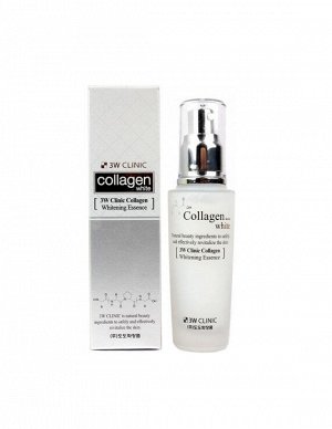 3W CLINIC Восстанавливающая эссенция для лица с коллагеном и ниацинамидом Collagen Whitening Essence