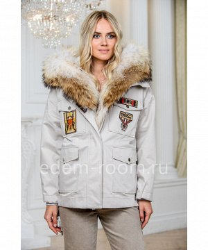 Зимняя парка - куртка с енотомАртикул: EL-658-70-SR-EN