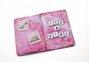 Обложка для паспорта Its a girl 13,7*9,6 см 640631 пластик