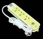 Удлинитель с USB АВ-8814