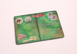 Обложка для паспорта PASSPORT 13,7*9,6см 640632 пластик