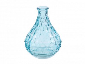 Ваза стекло Голубая 12,5см 0620-М07