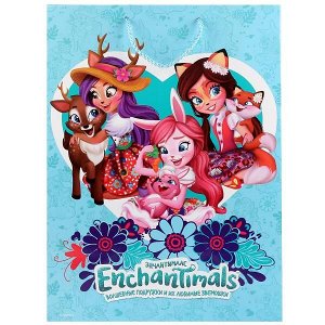 CLRBG-ENCH-03 Играем Вместе. Enchantimals. Пакет подарочный 33х46х20см, глянцевый в пак. уп-12шт в кор.6уп