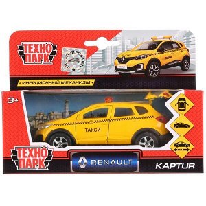 SB-18-20-RK-T-WB Машина металл RENAULT Kaptur такси 12см, открыв двери и багажник, инерц в кор Технопарк в кор.2*24шт