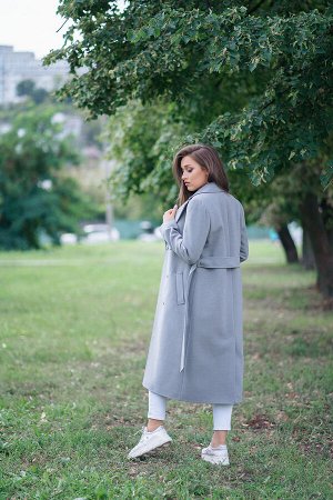 Пальто женское демисезонное 21930  (серый)