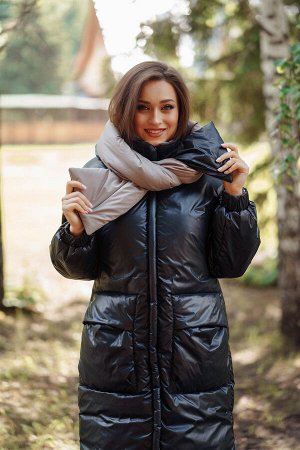 Куртка женская зимняя 22600  (черный/какао)