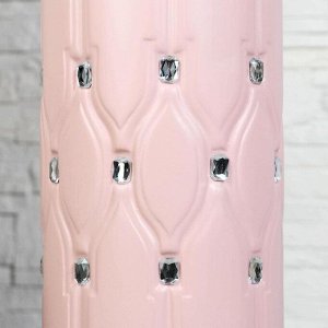 Ваза напольная керамика "Вилена" 17*60 см, розовый