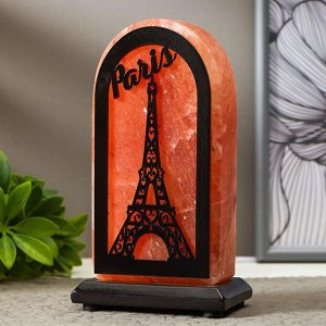 Соляной светильник с диммером  "Прямоугольник Париж" Е14 15Вт 2-3 кг гимал. соль 10х7х20 см