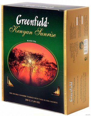 Чай Гринфилд Kenyan Sunrise 100 пак