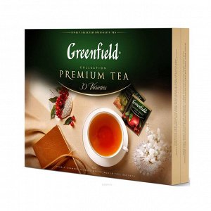 Коллекция чая GREENFIELD в пакетиках, 30 Сортов