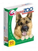 ДОКТОР  ZOO Мультивитаминное лакомство для собак ЗДОРОВЬЕ И КРАСОТА 90таб (ш/б=6шт) 1/5
