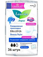 Женские прокладки Beauty Style на каждый день без запаха 36 шт, Laurier