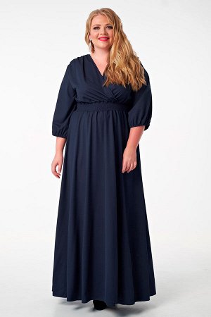 Платье 1000-33 темно-синее