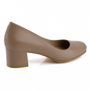 Модельные женские туфли из натуральной кожи. Модель 2367 беж роз