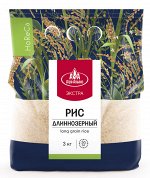 Хорека Рис  белый длиннозерный 3 кг