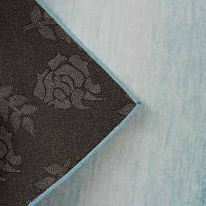 Коврик Доляна «Лазурный», 60x100 см, цвет синий