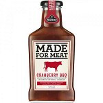 KUHNE Соус томатный барбекю с клюквой &quot;Made for Meat&quot;, 375мл, ст/б