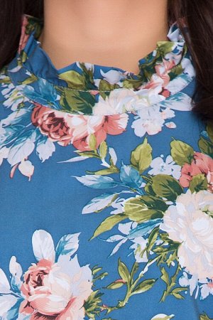 Блузка Блузка из текстильного полотна прямого силуэта.
30% вискоза 65% п/э,5% эластан