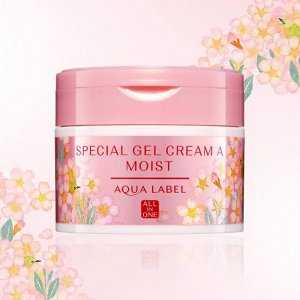 AQUALABEL  Special Gel Cream A (Moist), увлажняющий гель-крем сароматом сакуры,90g