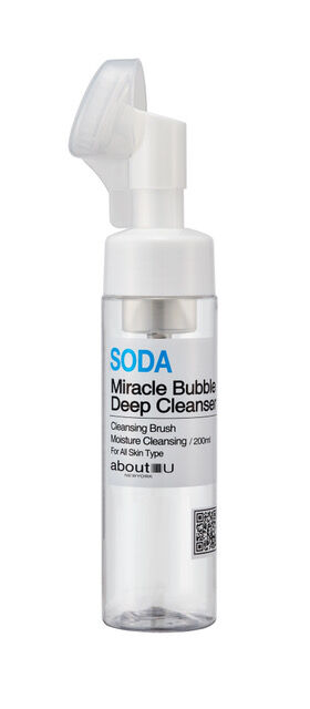 Privia Пенка для умывания для лица и тела Aboutu Soda Miracle Bubble Deep Cleanser, 200 мл